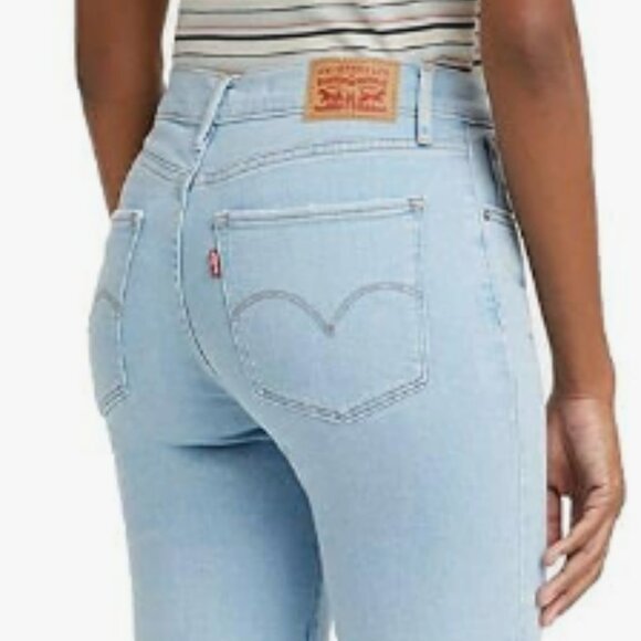 Levi's Women's 724 High Rise Straight Crop Jeans - Picture 1 of 4